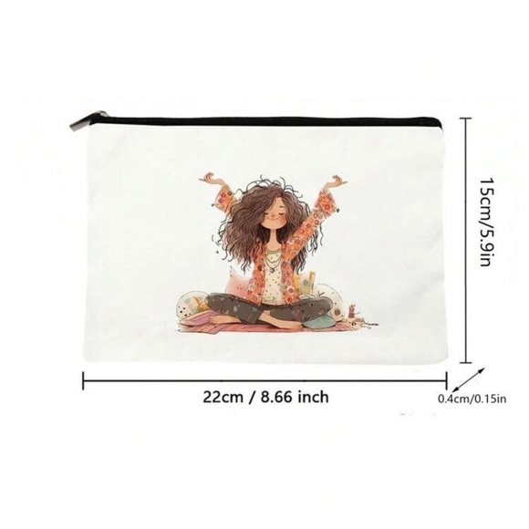 Yoga Canvas Makeup CreamTravel Bag - Picture 5 of 5